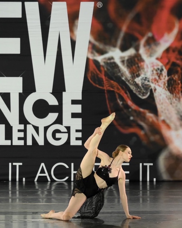 Alisa Faerman, dance teacher at Jazz Be Nimble, performing at View Dance Challenge